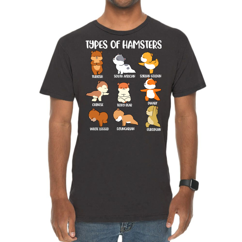 Types Of Hamsters Funny Hamster Music Girl Vintage T-shirt | Artistshot