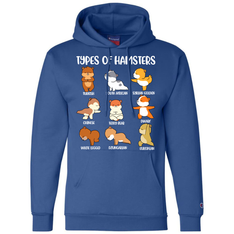 Types Of Hamsters Funny Hamster Music Girl Champion Hoodie | Artistshot