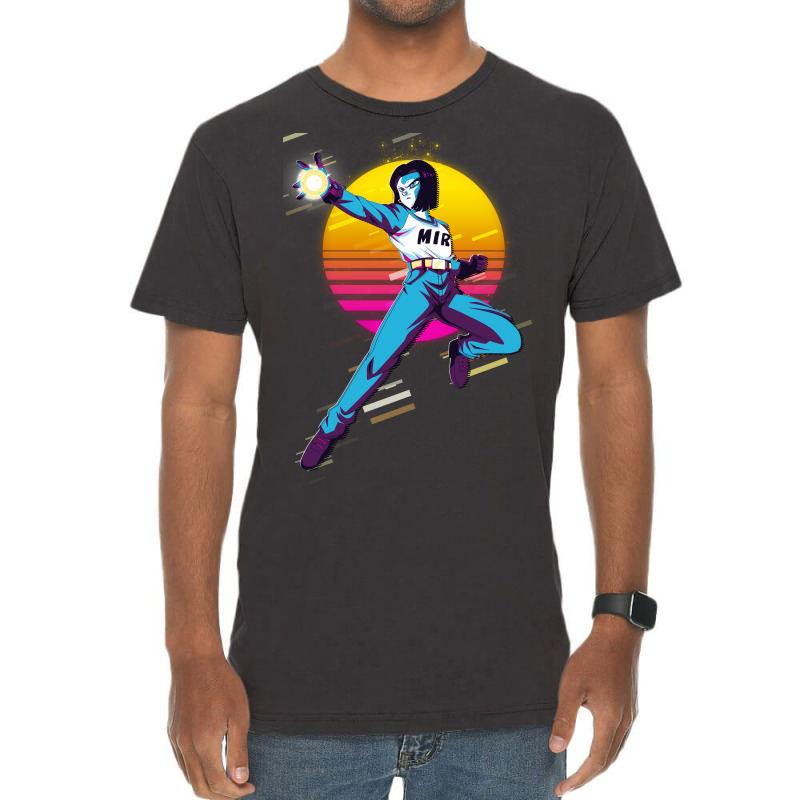 Android 17 Vintage T-Shirt by apeinz | Artistshot