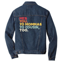 Outkast Lyrics Me You Your Momma Your Cousin Too Vintage Retro Sunset Men Denim Jacket | Artistshot