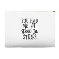 Womens You Had Me At Feet In Straps Funny Essential V Neck T Shirt Accessory Pouches | Artistshot