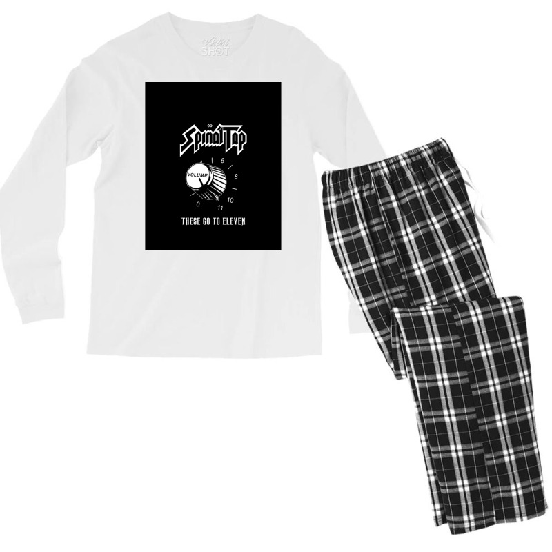 These Go To 11 Graphic  Funny Men's Long Sleeve Pajama Set | Artistshot