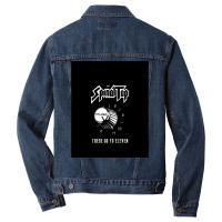 These Go To 11 Graphic  Funny Men Denim Jacket | Artistshot