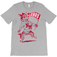 Vintage Looking Unm Lobos Yellow Red T-shirt | Artistshot