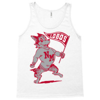 Vintage Looking Unm Lobos Yellow Red Tank Top | Artistshot