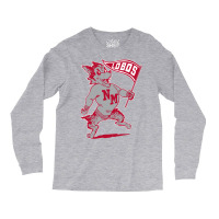 Vintage Looking Unm Lobos Yellow Red Long Sleeve Shirts | Artistshot