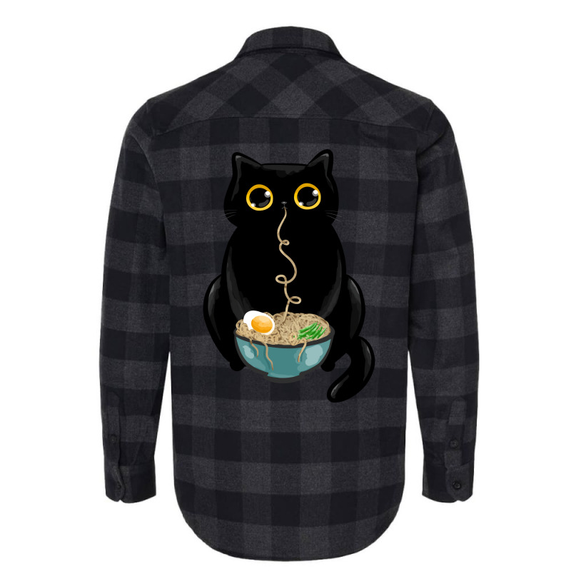 Ramen Cat Love Flannel Shirt by fizzoviklea | Artistshot