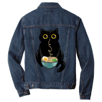 Ramen Cat Love Men Denim Jacket | Artistshot