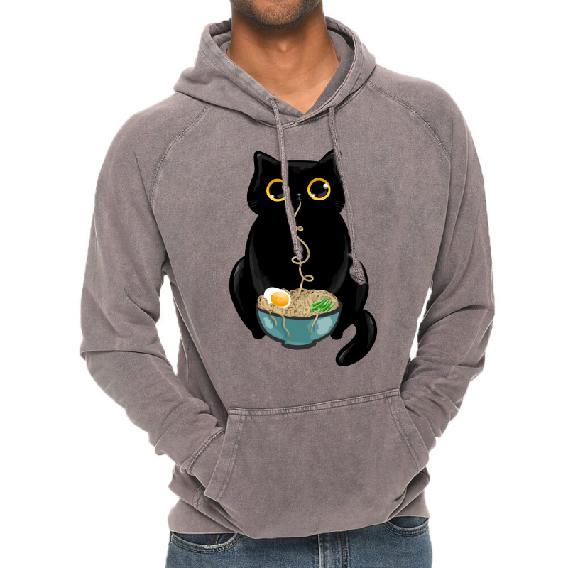 Ramen Cat Love Vintage Hoodie by fizzoviklea | Artistshot