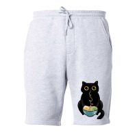 Ramen Cat Love Fleece Short | Artistshot