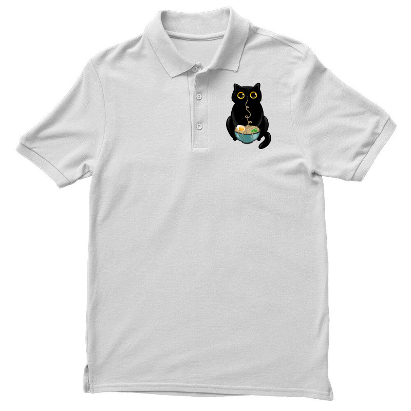 Ramen Cat Love Men's Polo Shirt by fizzoviklea | Artistshot