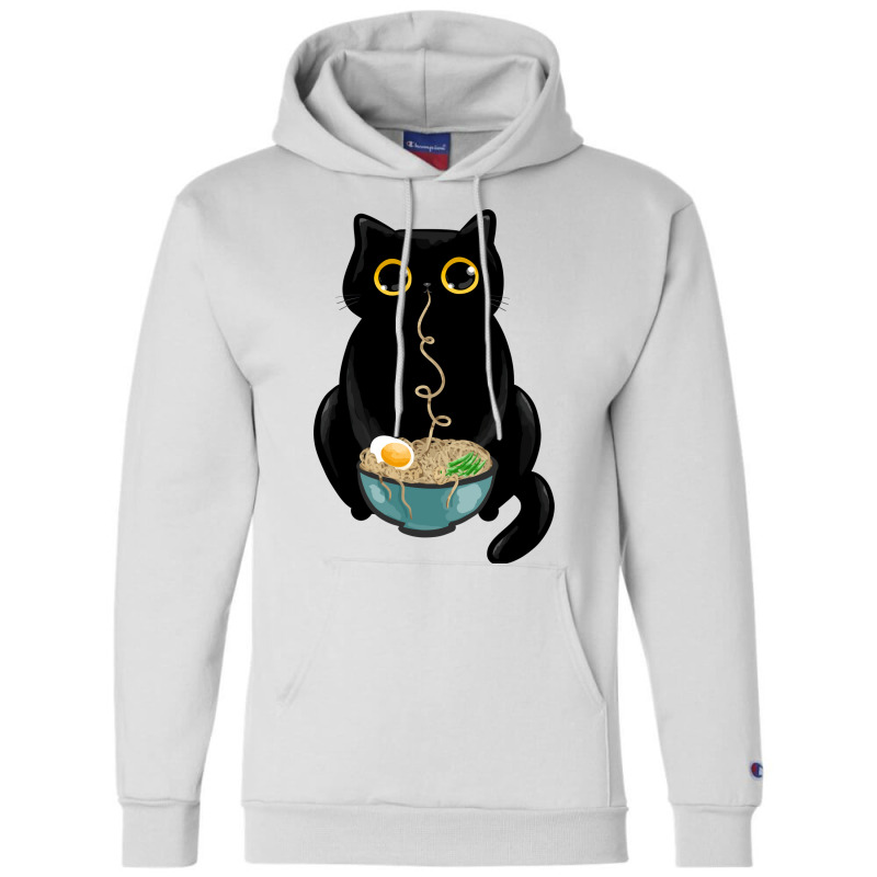 Ramen Cat Love Champion Hoodie by fizzoviklea | Artistshot