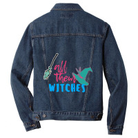 Toutes Ces Sorcières Balaient Des étoiles Et Des Chapeaux   Tri Blen Men Denim Jacket | Artistshot