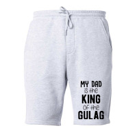 My Dad Is The King Of The Gulag Baby Green Fleece Short | Artistshot