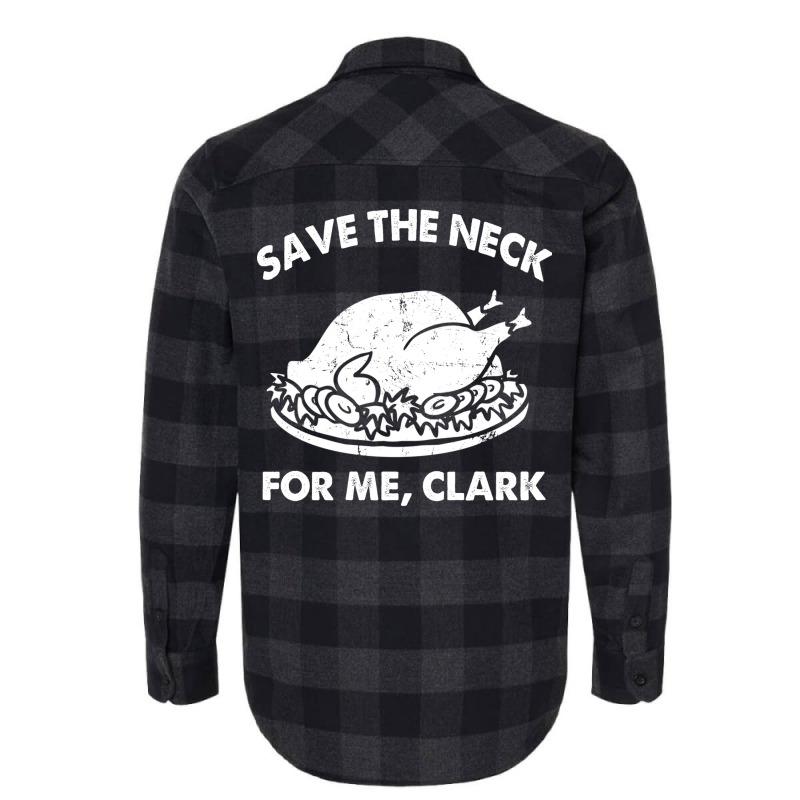 Save The Neck For Me Clark Hipster Flannel Shirt | Artistshot