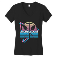 Hot Trend Archeologist Archeology Vaporwave Aesthetic Retro Gift Women's V-neck T-shirt | Artistshot