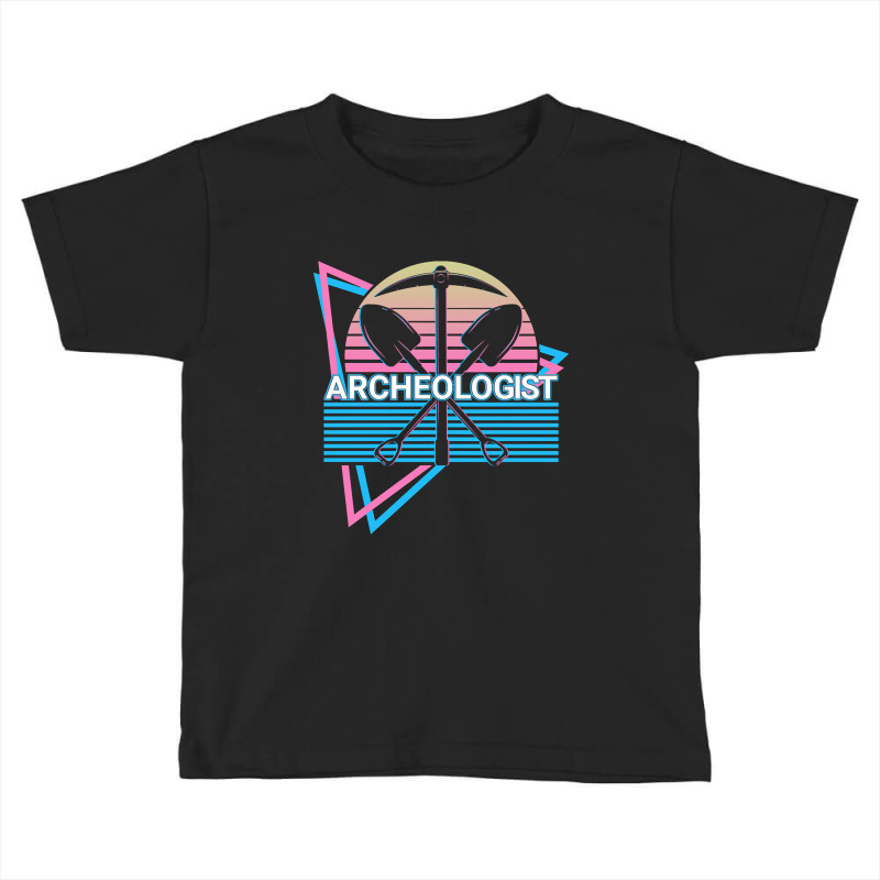 Hot Trend Archeologist Archeology Vaporwave Aesthetic Retro Gift Toddler T-shirt by Box Bingham | Artistshot