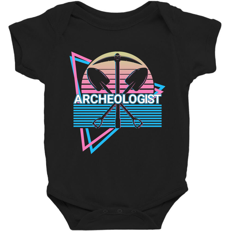 Hot Trend Archeologist Archeology Vaporwave Aesthetic Retro Gift Baby Bodysuit by Box Bingham | Artistshot