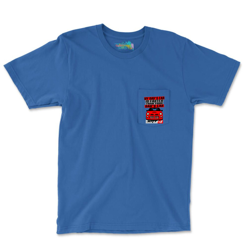 My Dads Srt4 Red Baby Boy Pocket T-Shirt by zekrinatorer | Artistshot