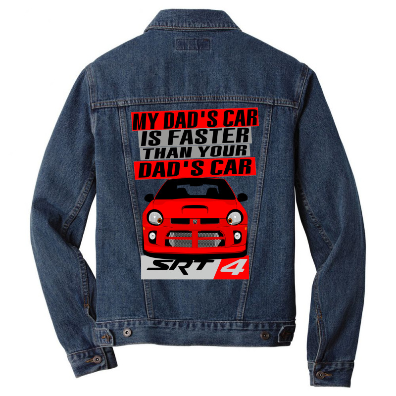 My Dads Srt4 Red Baby Boy Men Denim Jacket by zekrinatorer | Artistshot