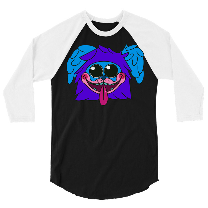 Pj Pug A Pillar Poppy Playtime Music 80s  (1) (1) 3/4 Sleeve Shirt | Artistshot