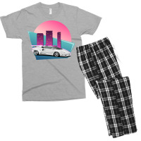 White Cute Yellow Men's T-shirt Pajama Set | Artistshot