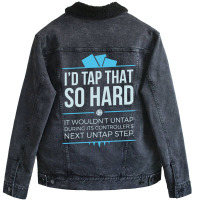 Tap That Love Unisex Sherpa-lined Denim Jacket | Artistshot