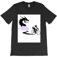 Run Away Bicycle Rider 1 T-shirt | Artistshot