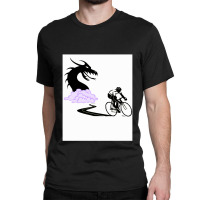 Run Away Bicycle Rider 1 Classic T-shirt | Artistshot