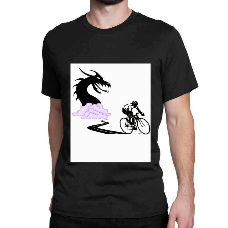 Run Away Bicycle Rider 1 Classic T-shirt by JudithPlagmann | Artistshot