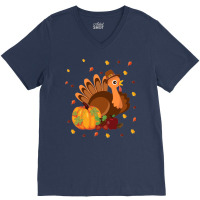 Thanksgiving Aesthetic V-neck Tee | Artistshot