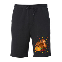 Thanksgiving Aesthetic Fleece Short | Artistshot