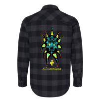 Toutes Les Sorcières Atw Crâne Coloré Tri Blend Flannel Shirt | Artistshot