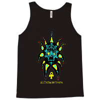 Toutes Les Sorcières Atw Crâne Coloré Tri Blend Tank Top | Artistshot