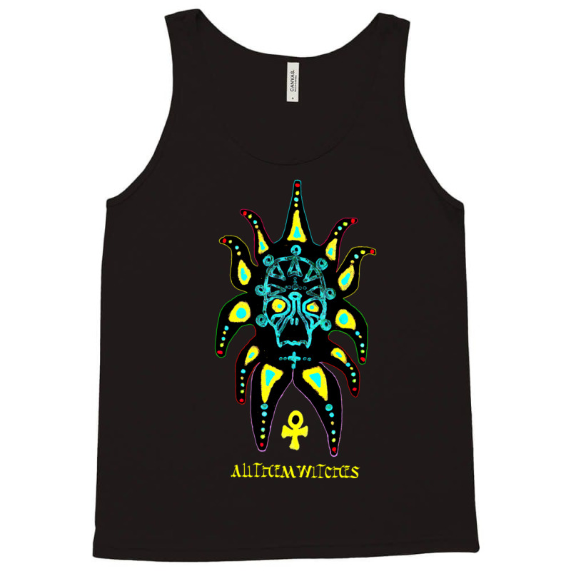 Toutes Les Sorcières Atw Crâne Coloré Tri Blend Tank Top | Artistshot