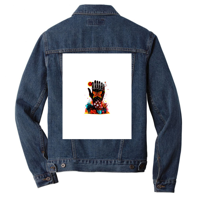 Yrtghltltgtgtghgthy Graphic  Nostalgia Men Denim Jacket | Artistshot