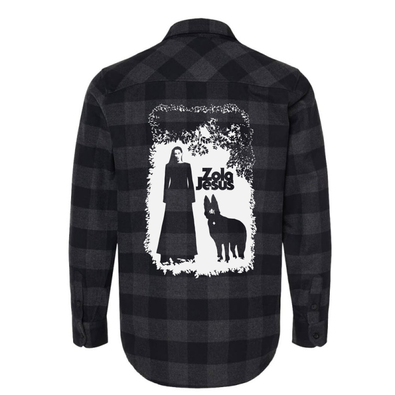 Zola Jesus White   Stars Flannel Shirt | Artistshot