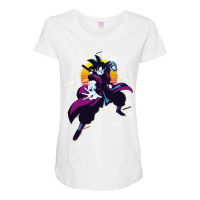 Goku Samurai Maternity Scoop Neck T-shirt | Artistshot