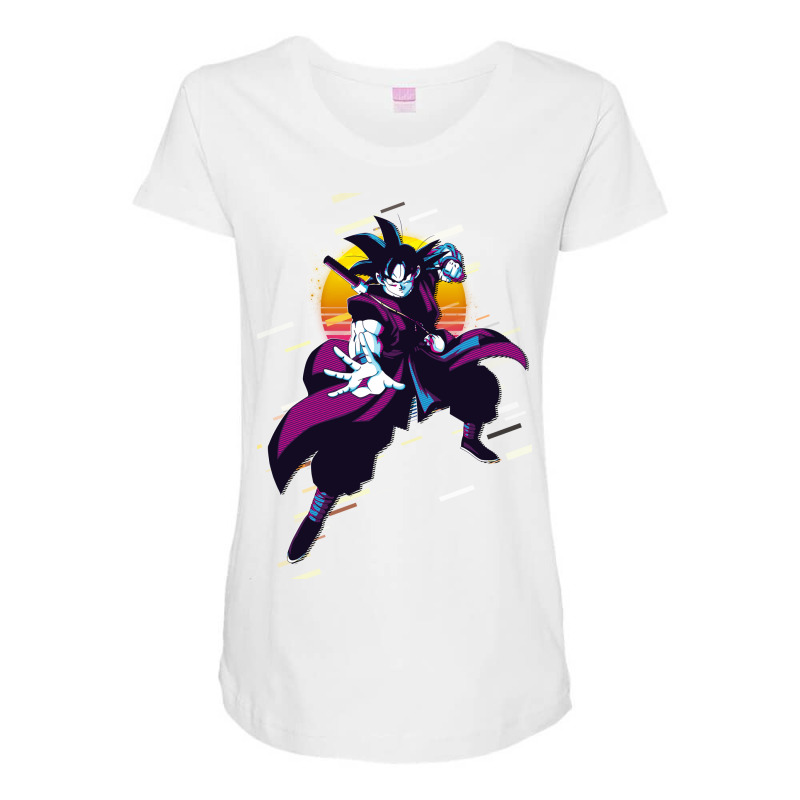 Goku Samurai Maternity Scoop Neck T-shirt by apeinz | Artistshot