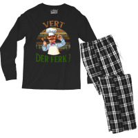 The Swedish Chef Vert Der Ferk Men's Long Sleeve Pajama Set | Artistshot