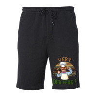 The Swedish Chef Vert Der Ferk Fleece Short | Artistshot