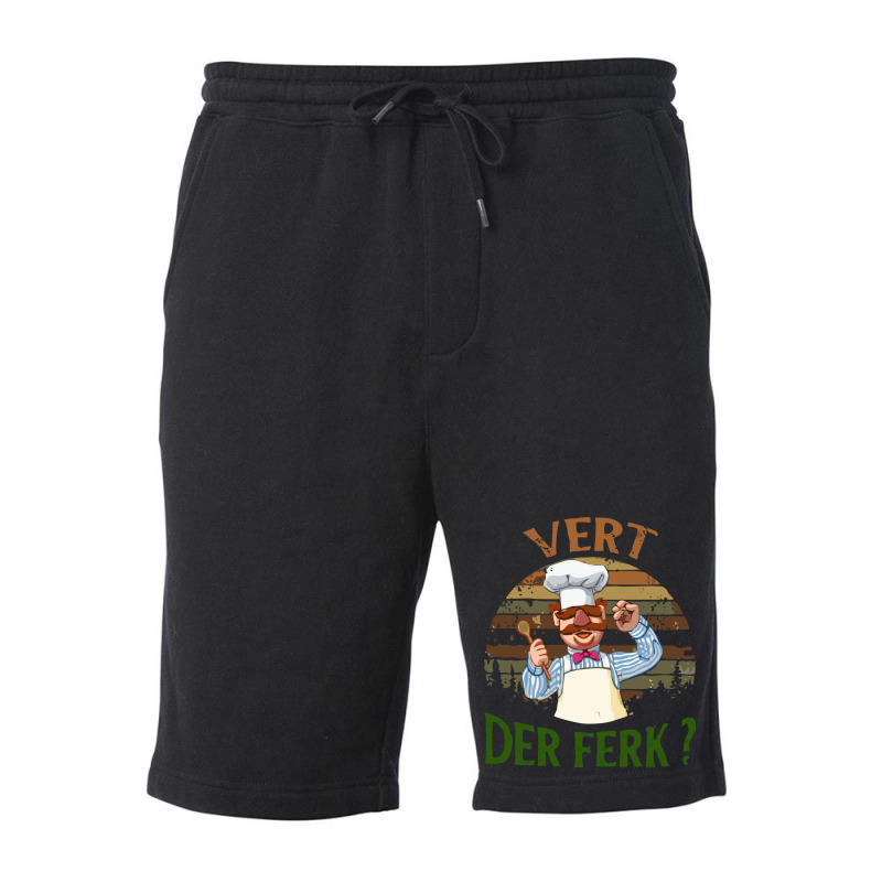 The Swedish Chef Vert Der Ferk Fleece Short by fizzoviklea | Artistshot