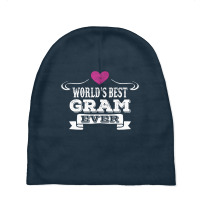 World's Best Gram Ever Baby Beanies | Artistshot