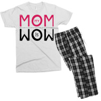 My Mom Is Wow Baby Aesthetic Men's T-shirt Pajama Set | Artistshot