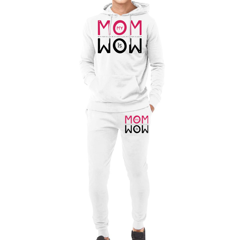 My Mom Is Wow Baby Aesthetic Hoodie & Jogger Set | Artistshot