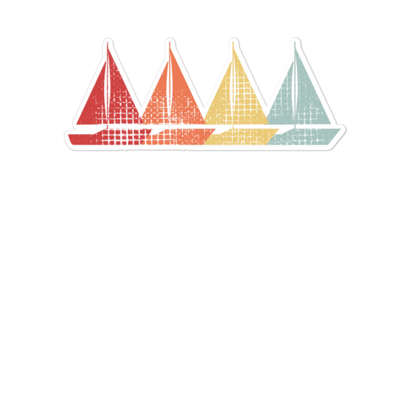 Sailing Sail Boat Hipster Nostalgia Sticker | Artistshot