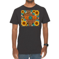 Sunflower Gemstone And Mom With Cowhide Vintage T-shirt | Artistshot