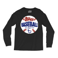 Topps Baseball Vintage Style The Real One Retro Long Sleeve Shirts | Artistshot