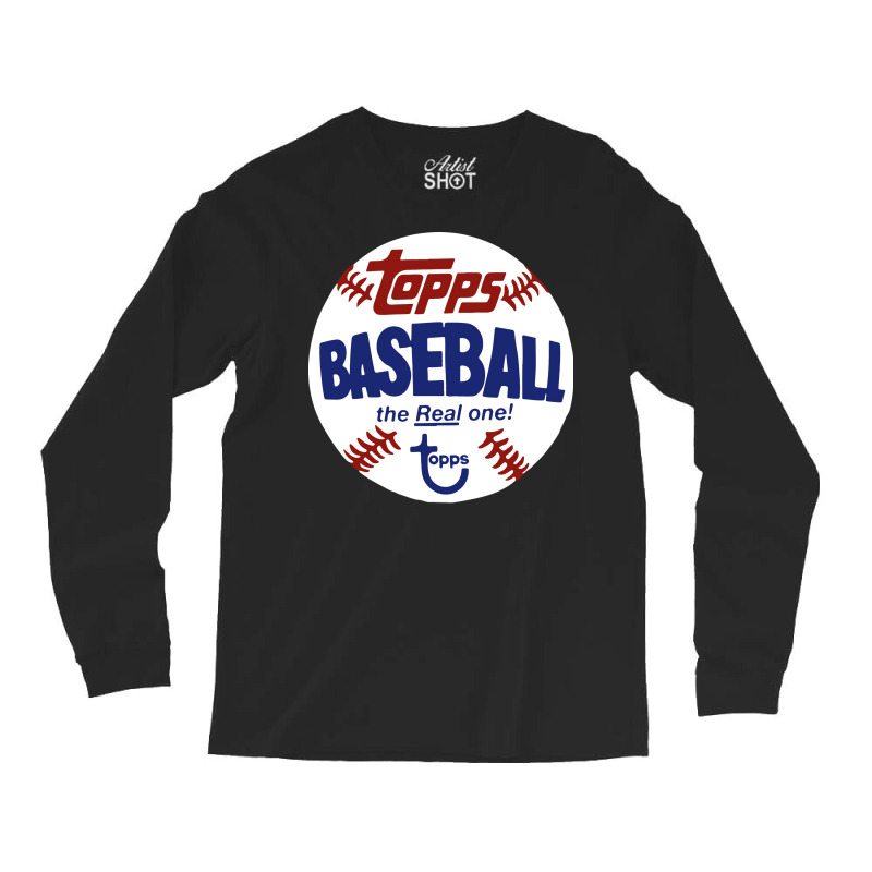 Topps Baseball Vintage Style The Real One Retro Long Sleeve Shirts by fizzoviklea | Artistshot