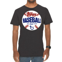 Topps Baseball Vintage Style The Real One Retro Vintage T-shirt | Artistshot